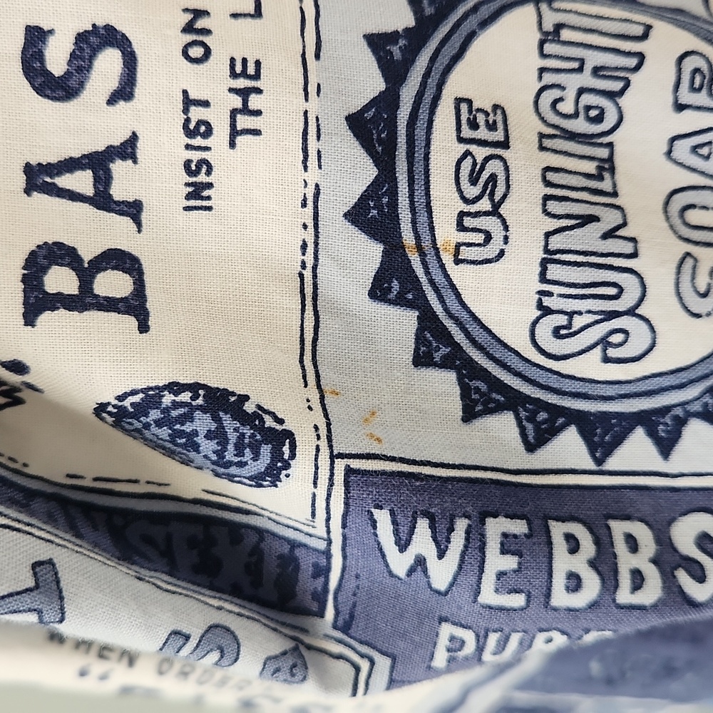 Vintage Graphic Soap Label Print Button-Up Shirt - Picture 8 of 11